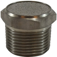 300007 (300-007) by Midland | Pneumatic Breather Vent | 1" Male Pipe | Straight | Stainless Steel