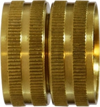 30011 by Midland | Garden Hose Fitting | GHT Swivel | 3/4" Female GHT x 3/4" Female GHT | Brass