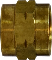 30012 by Midland | Garden Hose Fitting | GHT (No Swivel) | 3/4" Female GHT x 3/4" Female GHT | Brass