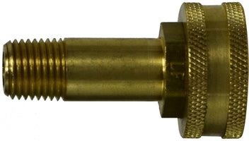 707420-1206 by Midland | Lead Free Barstock Garden Hose Fitting | Female x Male Swivel | 3/4" Female GHT x 3/8" Male NPTF | Brass | Replaces: 30048LF
