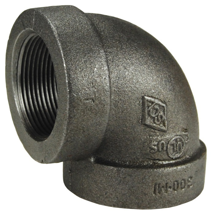 300EL90125 by Dixon Valve | Pipe Adapter | 90° Elbow | 1-1/4" Female NPT x 1-1/4" Female NPT | 300# Iron