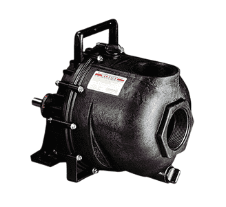 300PB by Banjo | Centrifugal Pumps | 3" Bearing Pedestal with 3/4" Shaft & 4 Vane Impeller | Polypropylene