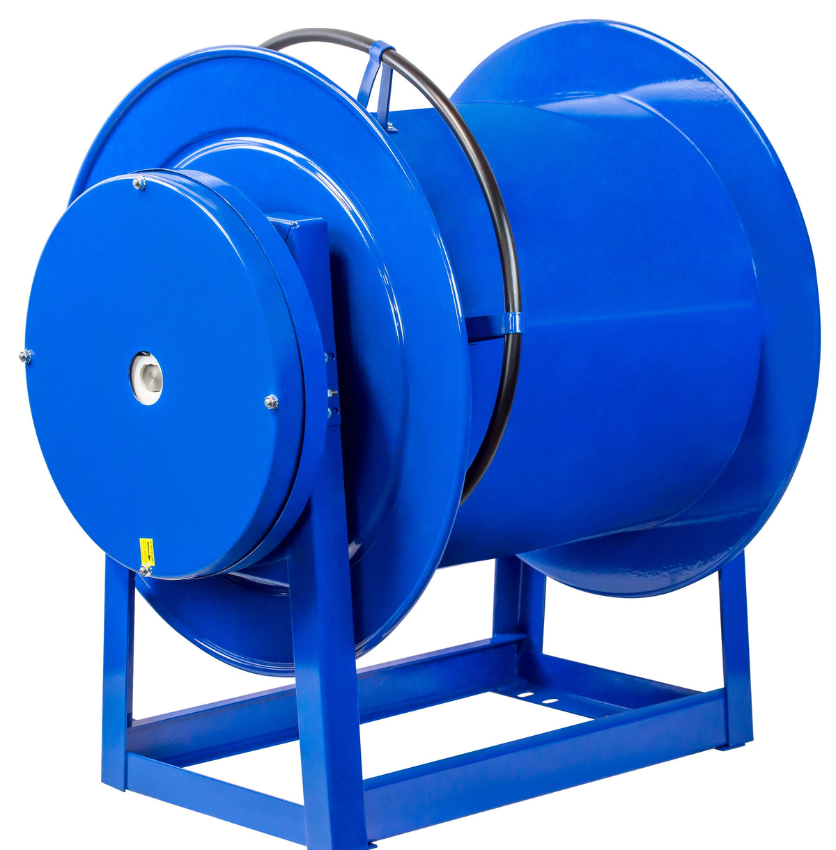 328-632 by Coxreels | 300 Series | Spring Driven Exhaust Hose Reel | 6" Hose ID, 6" FNPT Inlet | Steel | 32ft Capacity, Hose Not Included