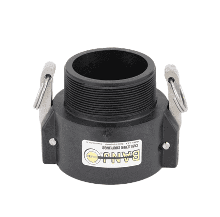 300BB by Banjo | Cam Lever Coupling | Part B | 3" Female Coupling x 3" Male Pipe Thread BSP | Polypropylene