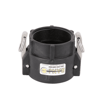 300DB by Banjo | Cam Lever Coupling | Part D | 3" Female Coupling x 3" Female Thread BSP | Gasket: EPDM | Polypropylene