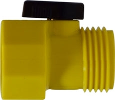 30163 by Midland | Garden Hose Valve | Garden Hose Valve (Cycolac Body & Ball) | 3/4" Female GHT x 3/4" Male GHT | Plastic