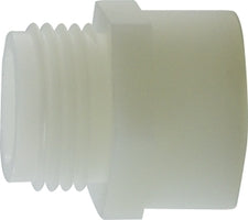 31067 by Midland | Garden Hose Fitting | 3/4" Male GHT x 1/4" Female Pipe | Adapter | White Nylon