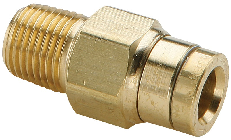 31155614DOT Legris by Dixon Valve | D.O.T. Push-In Fitting | Male Connector | 1/4" Male NPT x 1/4" Tube OD | Composite/Brass