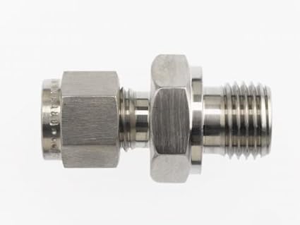 N7002-02-04-SS by Brennan Inc. | -02 Instrumentation Fitting x -04 Male BSPP | Straight | Stainless Steel