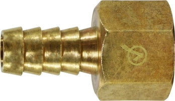 32065LF (32-065LF) by Midland | Lead Free Hose Barb Fitting | Rigid Female Adapter | 3/4" Hose ID x 3/4" Female NPTF | Straight | Brass
