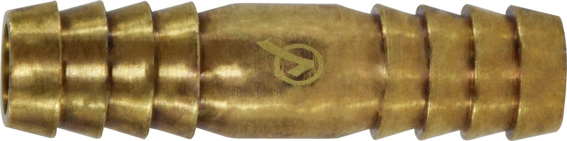 707014-06 by Midland | Lead Free Hose Barb Fitting | Mender/Splicer | 3/8" Hose ID x 3/8" Hose ID | Brass | Replaces: 32095LF / 32-095LF