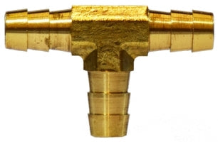 32366 by Midland | Hose Barb | 5/16" Hose ID x 5/16" Hose ID x 5/16" Hose ID | Tee | Brass