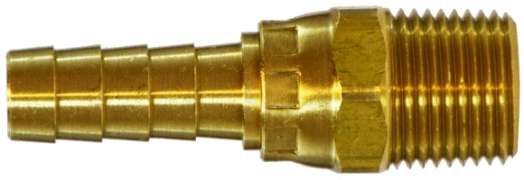 32386 by Midland | Swivel Male (Crimp Style) | 1" Hose ID x 1" Male NPTF | Adapter | Brass