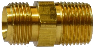 32031 by Midland | Ballseat (Beveled Seat) | 3/8" Male NPSM x 3/8" Male NPTF | Adapter | Brass