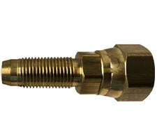32770 (32-770) by Midland | Reusable Female Swivel Stem | 1/4" Hose ID x 1/4"-18 Female NPSM | Straight | Brass