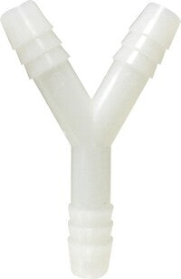 33301W by Midland | Plastic Pipe Fitting | 3/8" Hose Barb x 3/8" Hose Barb x 3/8" Hose Barb | Y | White Nylon