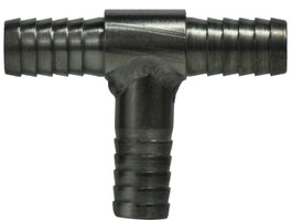 34562 by Midland | Beverage Fitting | Hose Barb | 1/4" Hose ID x 1/4" Hose ID x 1/4" Hose ID | Tee | Stainless Steel