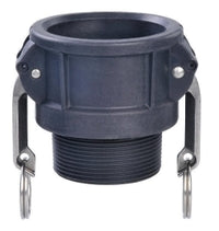 35925 (35-925) by Midland | Cam and Groove (Lite Pattern) | Type B | 2" Female Coupler x 2" Male NPT | Straight | Polypropylene