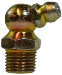 36118 by Midland | Grease Fitting | Ball Check | 1/8"-27 Male NPTF | 65° Elbow | Steel