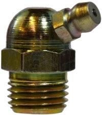 36132 by Midland | Grease Fitting | Ball Check | 1/4"-18 Male NPTF | 65° Elbow | Steel
