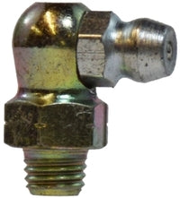 36152 (36-152) by Midland | Grease Fitting | Angle Ball Check | 1/4"-28 Male Taper Thread Forming | 90° Elbow | Steel