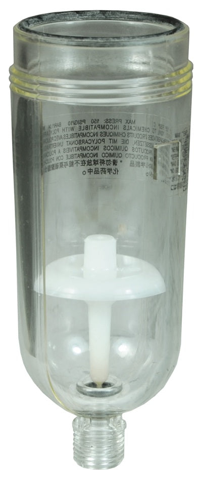 3646-51 by Dixon Valve | Series 1 | Filter Bowl | Polycarbonate Bowl with Auto Drain | Used On F07 Series 1 Filters