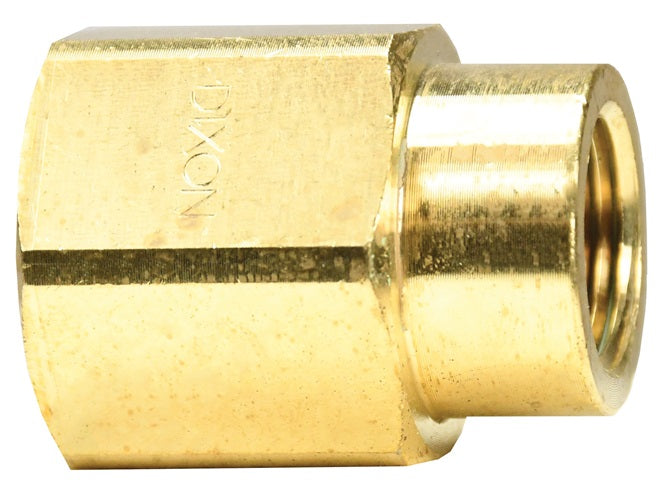 3771208CLF by Dixon Valve | Reducer Coupling Adapter | 3/4" Female NPTF x 1/2" Female NPTF | Lead-Free Brass