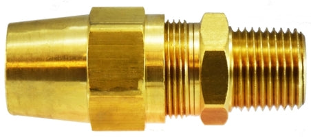 38229 by Midland | DOT Air Brake Fitting | Copper Tubing | 3/4" Tube OD x 1/2" Male NPTF | Adapter | Brass
