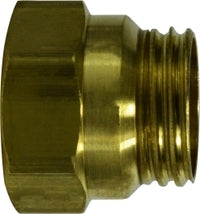 38312 by Midland | DOT Air Brake Reusable Hose Fitting | Nut for use with Spring | 3/8" Hose ID | 31/32-20 Thread | Brass