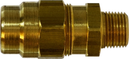 38335 by Midland | DOT Air Brake Reusable Hose Fitting | 3/8" Hose ID x 1/2" Male Pipe | Adapter | Brass
