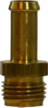 38836 by Midland | Fuel Hose Barb | Inverted Flare Connector | 3/8" Hose ID x 3/8" Male Inverted Flare | Brass
