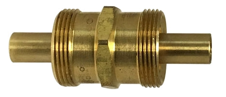 39318 by Midland | DOT Air Brake Reusable Hose Fitting | Union (Body Only) | 3/8" Hose ID | 31/32-20 Thread | Brass