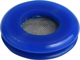 39556 by Midland | Truck & Trailer Gladhand Seal | Service Blue with Screen Filter | Polyurethane