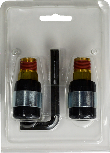 39856 by Midland | Truck & Trailer Air Brake Hose Repair Kit | 3/8" Quick Fix Hose Kit (Clam Pack)