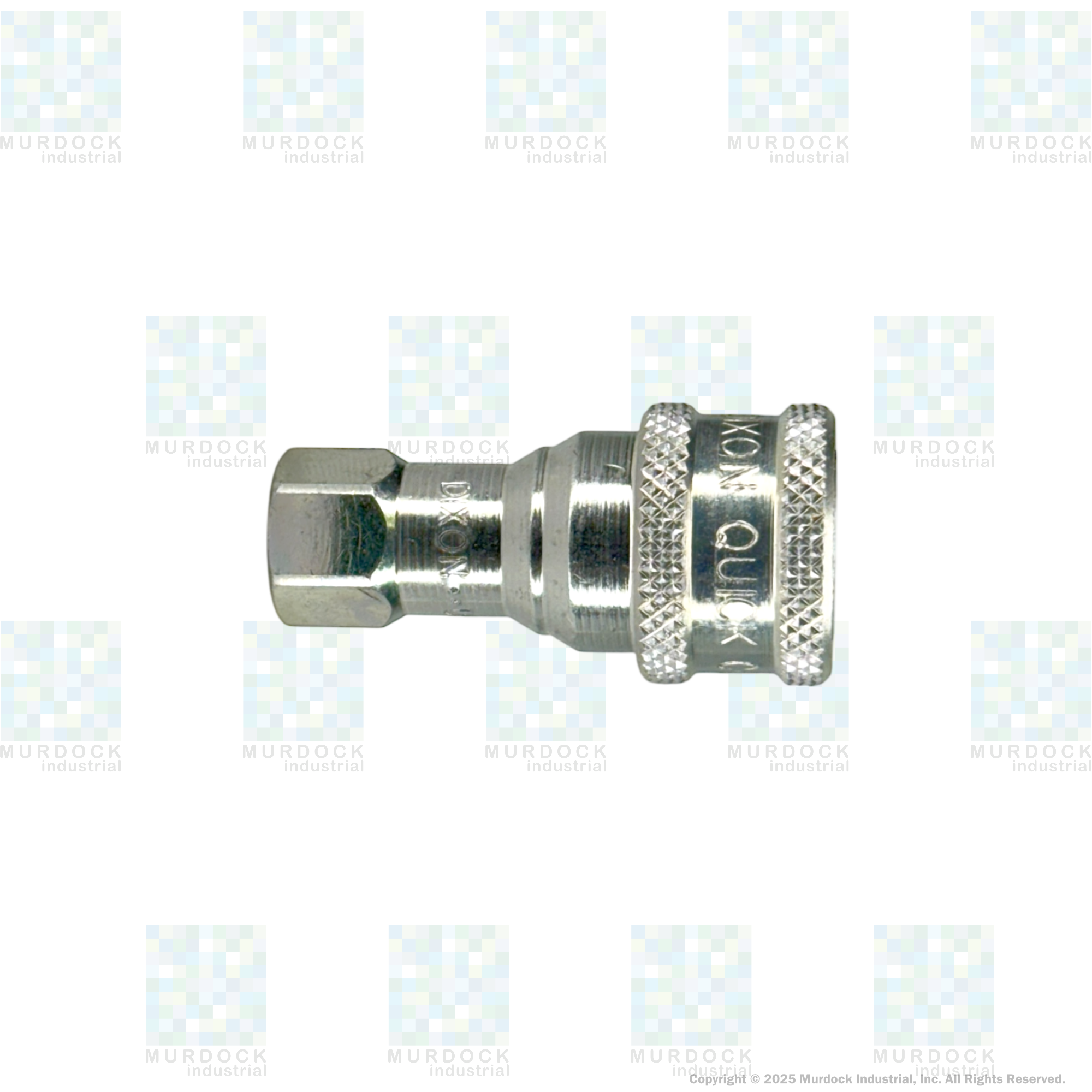 3HF3 by Dixon Valve | Hydraulic Quick Disconnect Coupling | H-Series | 3/8" Female NPTF x 3/8" ISO-B Interchange | Socket | Nitrile Seal | Steel