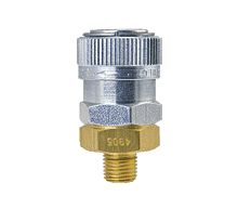 3R5305 by ZSi-Foster | Quick Disconnect | 3FRL Series | 1/2" Automatic Socket | 1/2" MPT | Brass/Steel