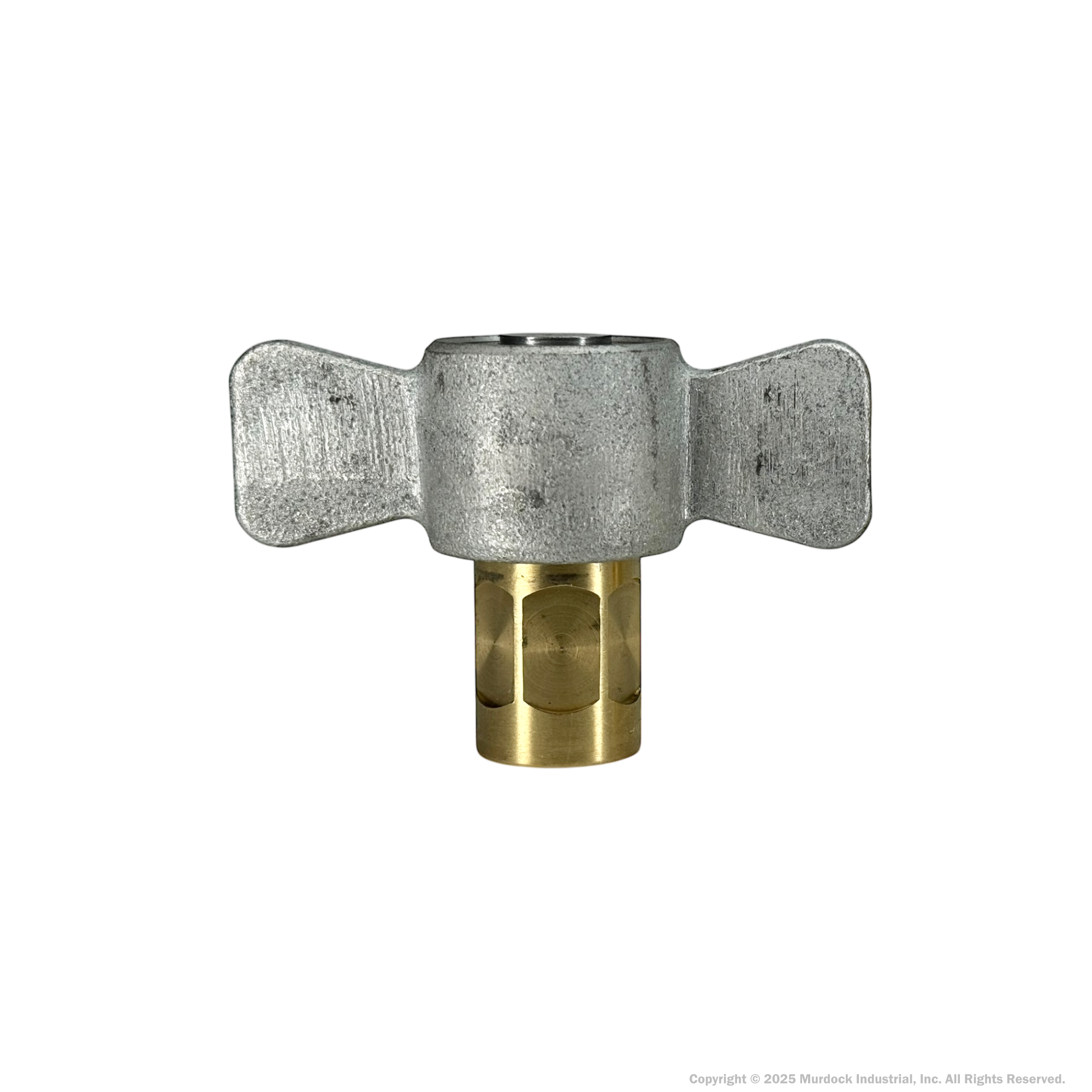 3WF2-B by Dixon Valve | Hydraulic Quick Disconnect Coupling | W-Series | 1/4" Female NPTF x 3/8" Wingstyle Interchange | Socket | Nitrile Seal | Brass