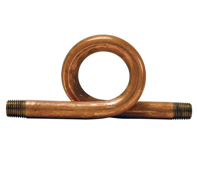 401-01 by Dixon Valve | 180° Steam Gauge Siphon | 1/4" Male IPS | Red Brass