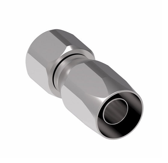 401-10S Aeroquip by Danfoss | Female SAE 45° Swivel 100R5 Reusable Hose Fitting (3 Piece) | -10 Female SAE 45° Swivel x -10 Reusable Hose End | Steel
