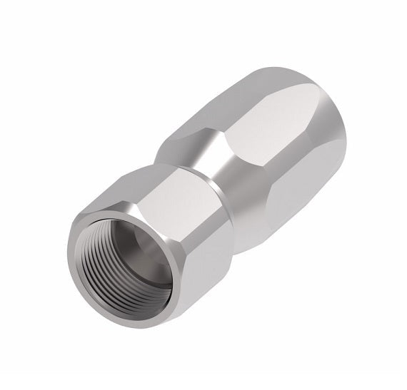 411-12S Aeroquip by Danfoss | Female 37° JIC Swivel 100R5 Reusable Hose Fitting (3 Piece) | -12 Female 37° JIC Swivel x -12 Reusable Hose End | Steel