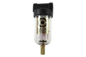 MF1-X by Coilhose | 1/8" Miniature Series Filter | 5 Micron Element | 150 PSI | Zinc Die Cast