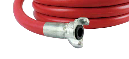 4122-0075-050 by Jason Industrial | 4122 Series | Jackhammer Hose Assembly | 150 PSI | Universal End | 3/4" ID | 1.16" OD | Red | SBR/NBR | 50ft