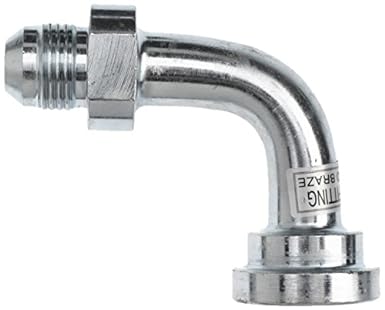1804-12-12-FG by Brennan Inc. | -12 Male JIC x -12 Flange Code 62 | 90° Elbow | Forged Steel