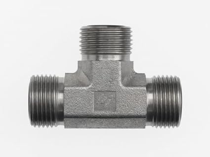FS2603-06-06-06-SS by Brennan Inc. | -06 Male Face Seal x -06 Male Face Seal x -06 Male Face Seal | Tee | Stainless Steel
