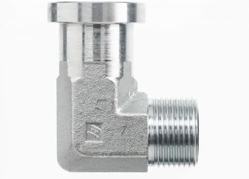 FS1804-16-16-FG by Brennan Inc. | -16 Male Face Seal x -16 Flange Code 62 | 90° Elbow | Forged Steel