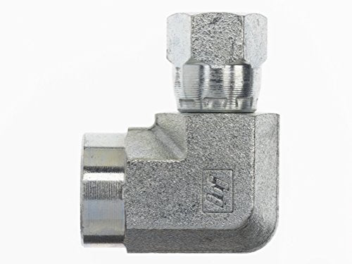 6503-08-08-FG by Brennan Inc. | -08 Female Pipe x -08 Female JIC Swivel | 90° Elbow | Forged Steel