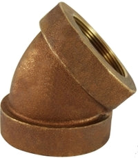 43186 by Midland | Extra Heavy | 1-1/4" Female Pipe x 1-1/4" Female Pipe | 45° Elbow | Bronze