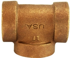 43253 by Midland | Extra Heavy Fitting | 1/2" Female Pipe x 1/2" Female Pipe x 1/2" Female Pipe | Tee | Bronze