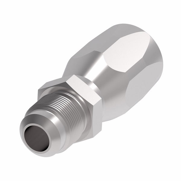 4414-12-10S Aeroquip by Danfoss | Male 37° JIC Flare 100R5 Reusable Hose Fitting | -12 Male 37° JIC Flare x -10 Reusable Hose End | Steel