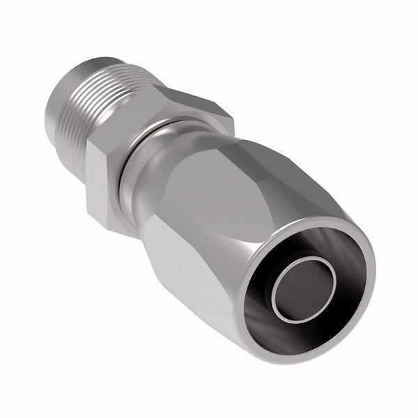 4414-12-10S Aeroquip by Danfoss | Male 37° JIC Flare 100R5 Reusable Hose Fitting | -12 Male 37° JIC Flare x -10 Reusable Hose End | Steel
